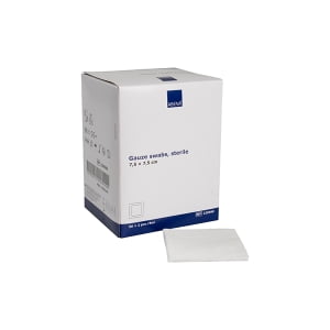 ABENA Επιθέματα γάζας κλασικά, αποστειρωμένα 8ply, 7,5x7,5cm 2τεμ