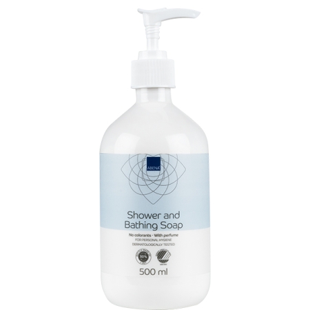 ABENA Υγρό σαπούνι για σώμα & μαλλιά, χωρίς χρωστικές, με άρωμα, 500ml