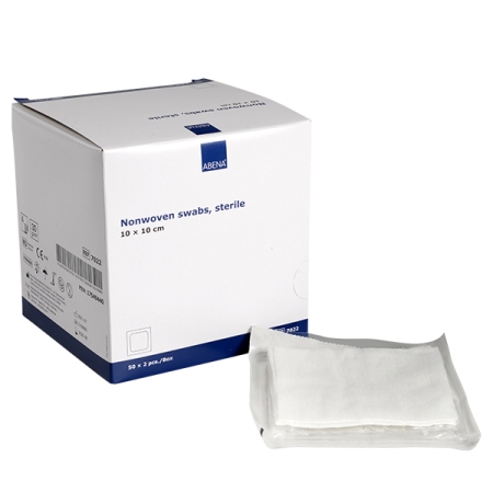 ABENA Επιθέματα Non woven, αποστειρωμένα 4ply, 10x10cm