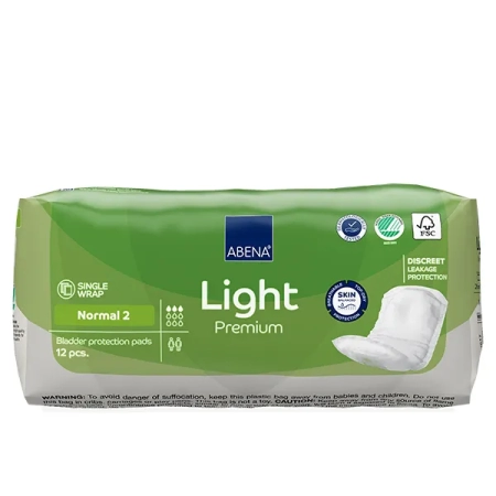 Σερβιέτες ABENA Light, Normal No2 Premium, 12τεμ.