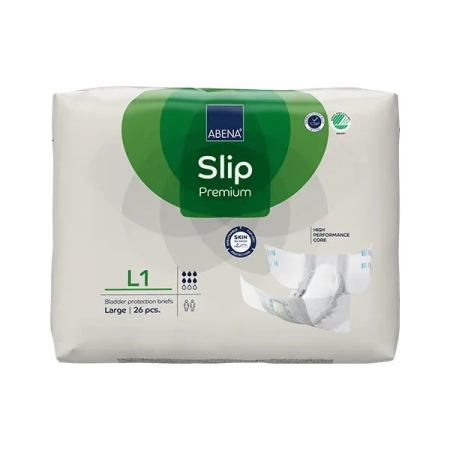 Πάνες Ακράτειας ABENA Slip L1 Premium, Νύχτας, 26τεμ.