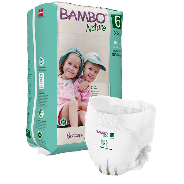 Παιδικές Πάνες Βρακάκι Bambo Nature Νο6