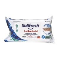 Sidifresh Antibacterial Υγρομάντηλα Χεριών με Αντιβακτηριδιακή Δράση, 70τεμ.