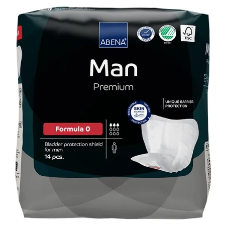Ανδρικό Επίθεμα Ακράτειας ABENA Man Formula 0 Premium, 14τεμ.