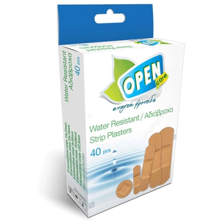 Αυτοκόλλητα Επιθέματα Open Care 5 μεγέθη, 40τεμ.