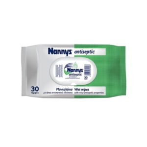 Υγρομάντηλα Nannys Antiseptic,30τεμ.