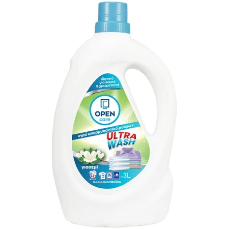 Υγρό πλυντηρίου ρούχων Open Care Jasmine, 3lt