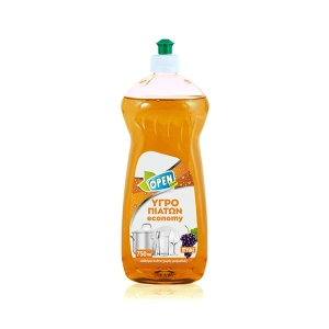 Υγρό πιάτων Open Care Economy, Άρωμα Ξύδι, 750ml