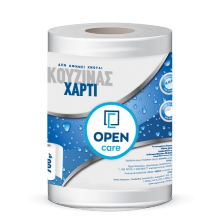 Χαρτί-Κουζίνας-Open-Care,-λευκό,-700gr