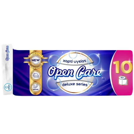 Χαρτί-Υγείας-Open-Care-deluxe--3φ-90gr-10άρι