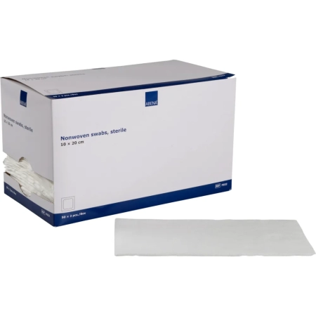 ABENA Επιθέματα Non woven, αποστειρωμένα 4ply, 10x20cm (2τεμ./συσκ.), 50συσκ.