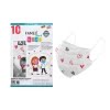 Famex Kids FFP2 Face Mask 1/1 hearts