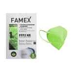 Μάσκα προσώπου FFP2 Famex 1/1 λαχανί