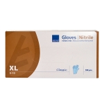 Εξεταστικά γάντια νιτριλίου Abena Classic, XLarge, Μπλε, 100τεμ.