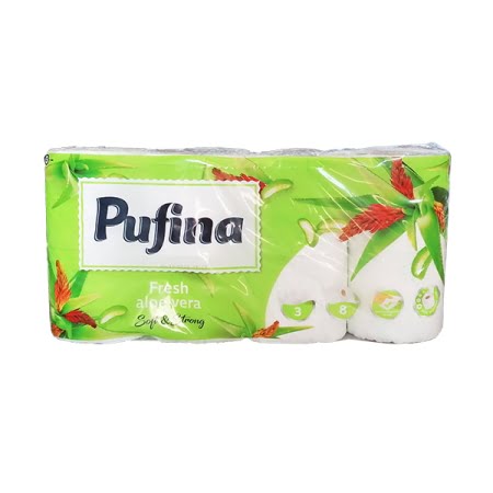 Χαρτί-Υγείας-Pufina-Lux-Άρωμα-Aloe-Vera-3φ.-95γρ-8άρι
