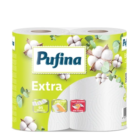 Χαρτί Κουζίνας Pufina Extra 2φ. 390gr 2πλό