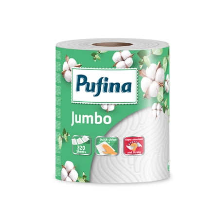 Pufina Jumbo Kitchen Paper 2ply 658gr