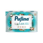 Χαρτί-υγείας-Pufina-Lux---άρωμα-καρύδα-4φ.-107gr-6άρι