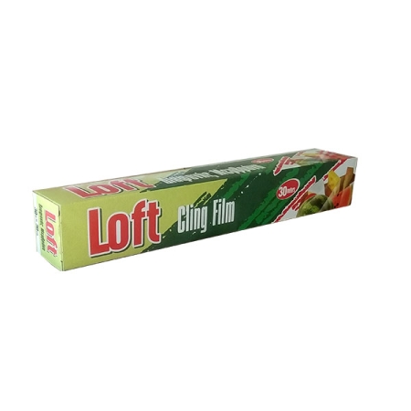 Loft Houshold Cling Film 30cm x 30m box-cutter