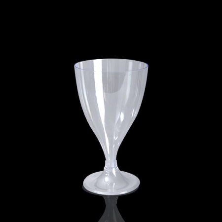 Ποτήρι Κρασιού Κολωνάτο Ψηλό 20cl, Abena, διάφανο, 12τεμ.