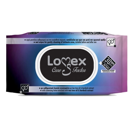 Lovex Intimate Wet Wipes, 30pcs