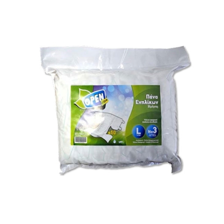 Open Care Adult Diaper L, 10pcs (B)