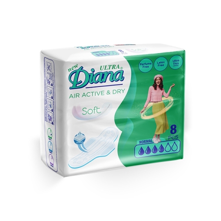 Diana Normal Sanitary Napkins 8pcs.