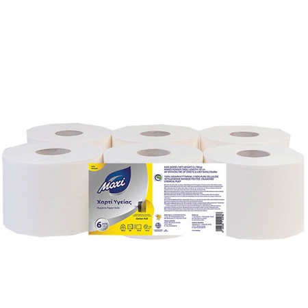 Χαρτί Υγείας Maxi Κέντρου 750gr 6άρι