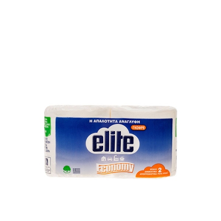 Elite Economy Toilet Paper, 2ply 63gr 2rolls