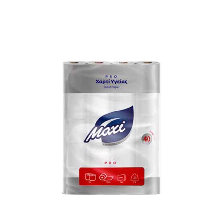 Χαρτί Yγείας Maxi, γκοφρέ 65gr 40άρι