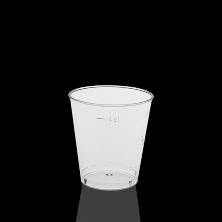 Abena Shot Glass 4-5cl, PS, Transparent, 25pcs