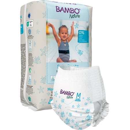 Bambo-Nature-Swim-Pants,-M,-12+Kg-12-τεμ