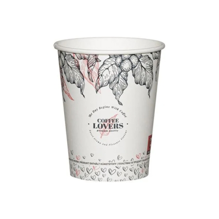 Ποτήρι Χάρτινο Λευκό Σχέδιο 14oz 50τεμ.