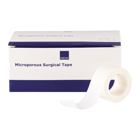 Ταινίες στερέωσης microporous (χάρτινη), 2,5cm x 9,14m, 12τεμ.