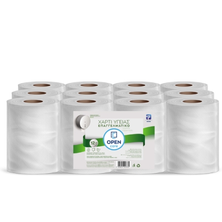 Χαρτί Υγείας Open Care Eπαγγελματικό 450gr 12άρι