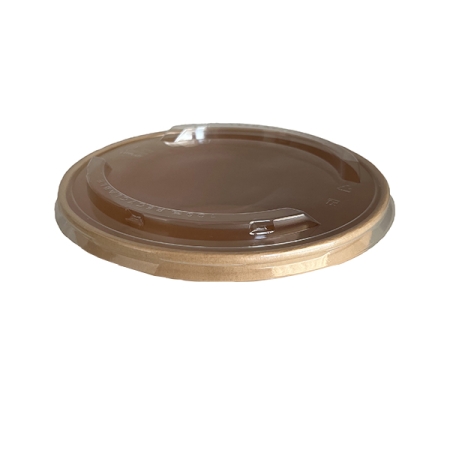 Καπάκι για μπωλ σαλάτας στρόγγυλο 1300ml Kraft 190mm 50τεμ.