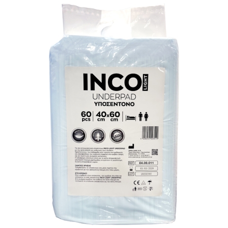 Υποσέντονο INCO LIGHT 40x60cm 60τεμ.