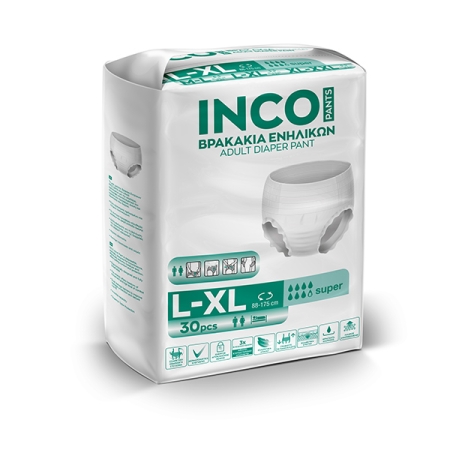 Βρακάκι Ενηλίκων INCO Pants (Large - Xlarge) 30τεμ.
