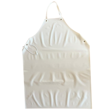 Ποδιά Εργασίας Premium Αδιάβροχη Πολυουρεθάνης 0,3mm, Πολλαπλών Χρήσεων, λευκή, 1τεμ.