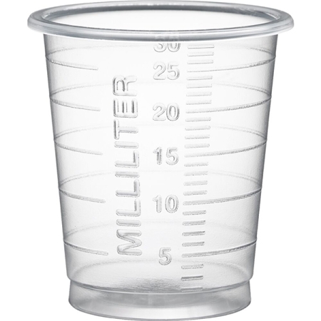 Ποτηράκια Φαρμάκων διάφανα με μετρητή