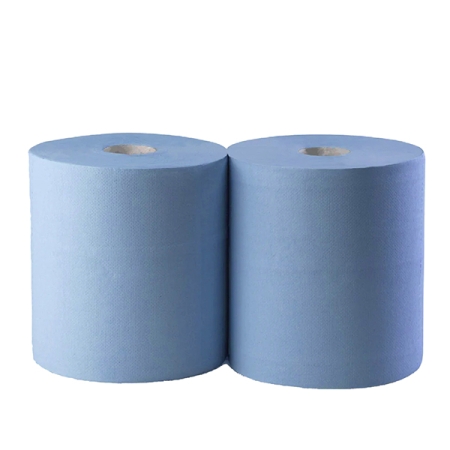 Βιομηχανικό χαρτί κουζίνας μπλε τυλιγμένο 2φ 2 x 4Kg